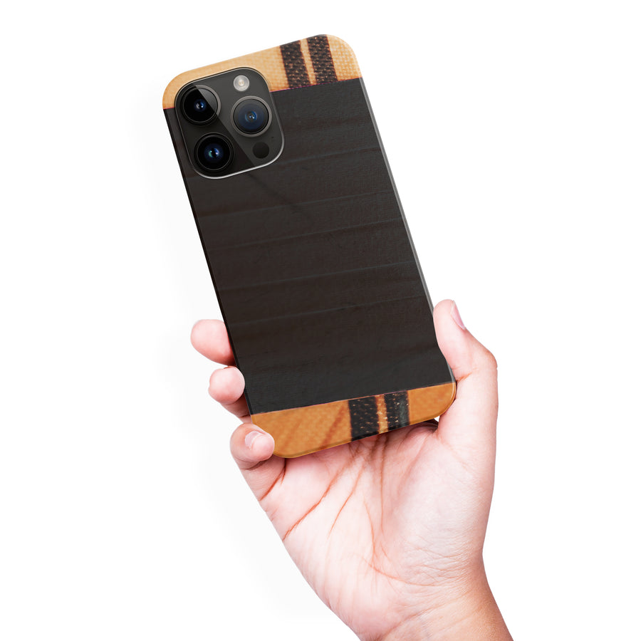 iPhone 15 Pro Max Hockey Stick Phone Case - Black