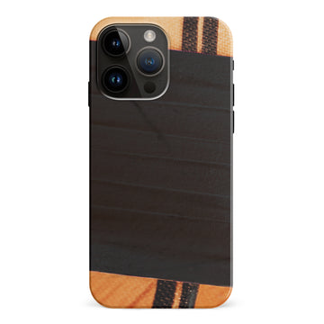 iPhone 15 Pro Max Hockey Stick Phone Case - Black
