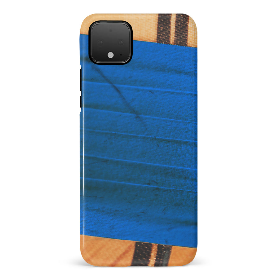 Google Pixel 4 Hockey Stick Phone Case - Blue