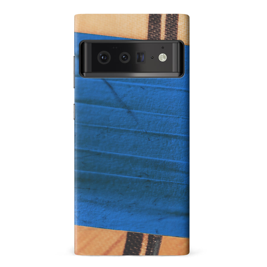 Google Pixel 6 Pro Hockey Stick Phone Case - Blue