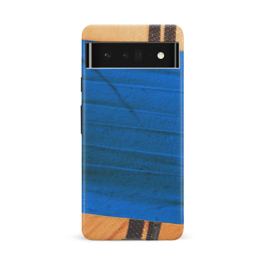 Google Pixel 6A Hockey Stick Phone Case - Blue
