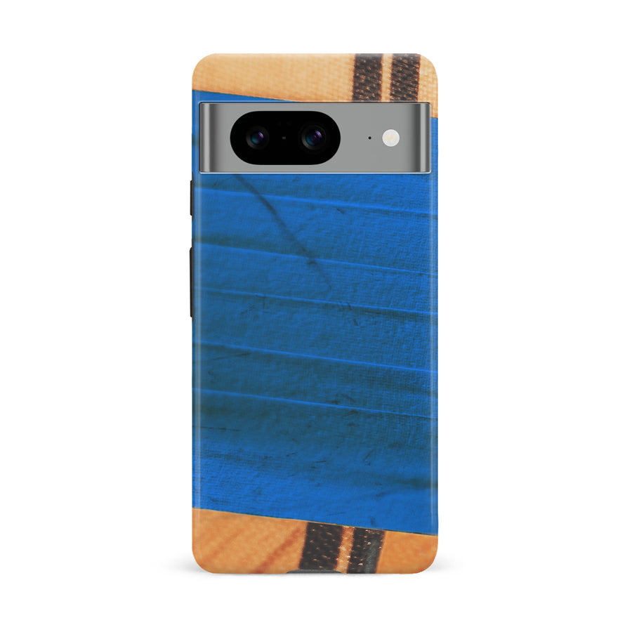Google Pixel 8 Hockey Stick Phone Case - Blue