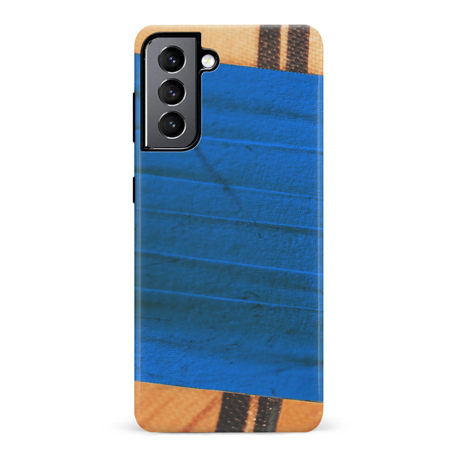 Samsung Galaxy S22 Hockey Stick Phone Case - Blue