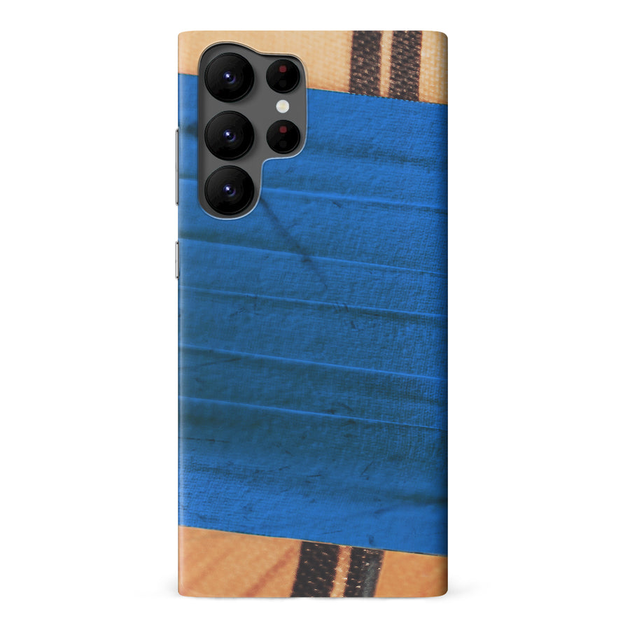 Samsung Galaxy S22 Ultra Hockey Stick Phone Case - Blue