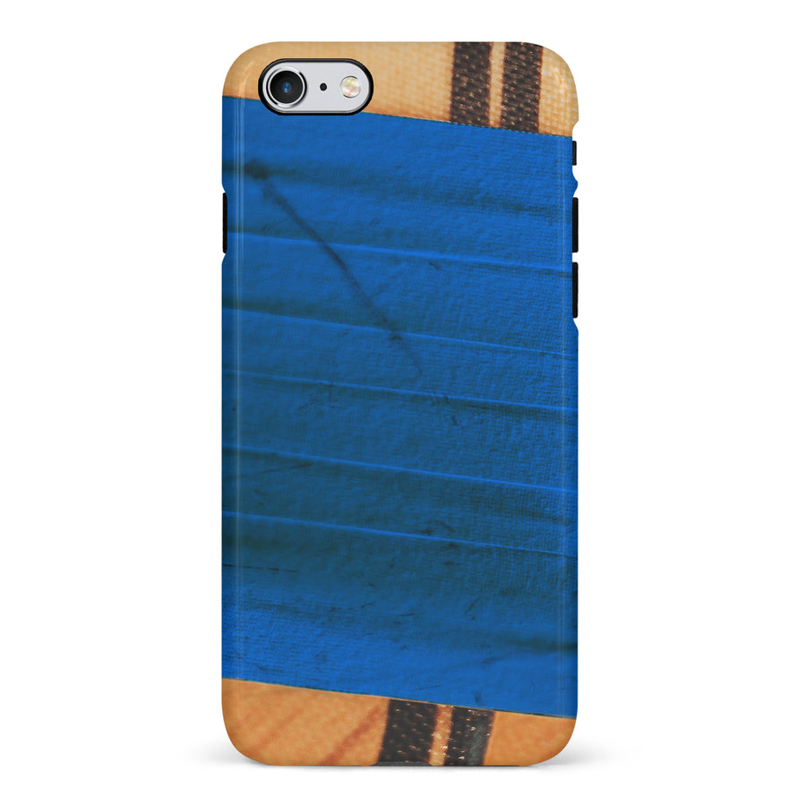 iPhone 6 Hockey Stick Phone Case - Blue