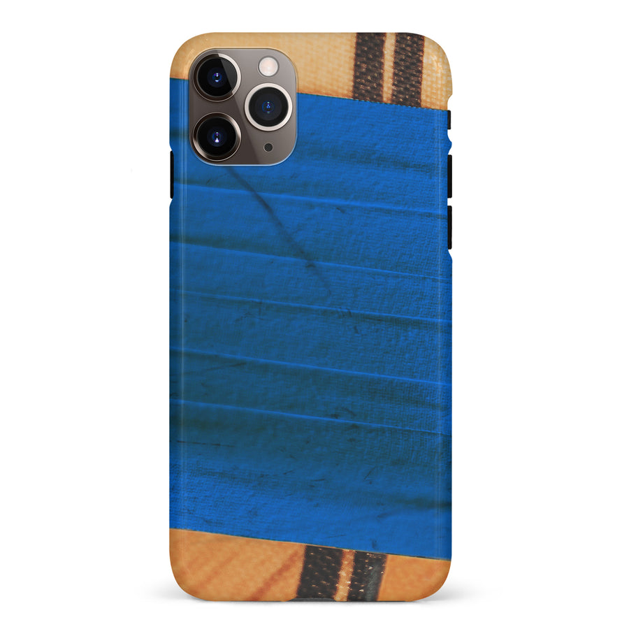 iPhone 11 Pro Max Hockey Stick Phone Case - Blue