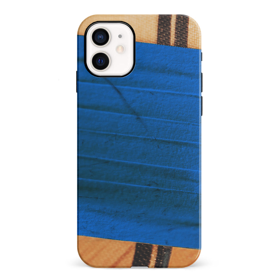 iPhone 12 Mini Hockey Stick Phone Case - Blue