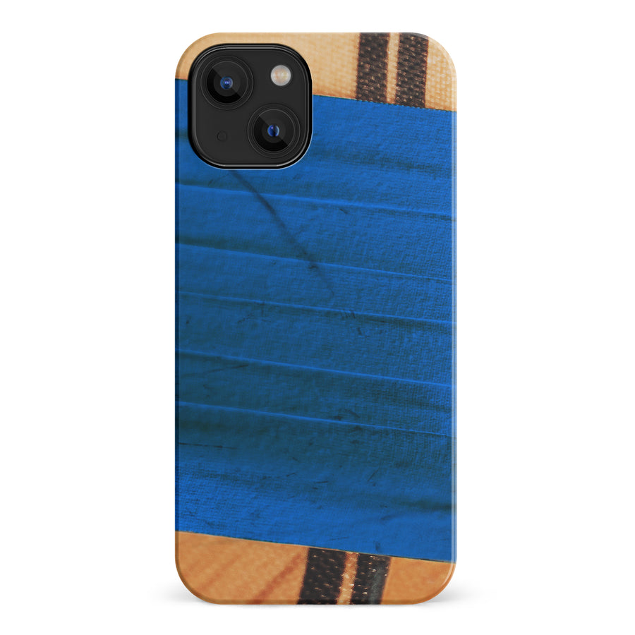iPhone 14 Hockey Stick Phone Case - Blue