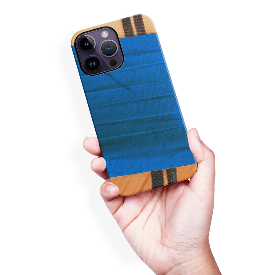 iPhone 14 Pro Max Hockey Stick Phone Case - Blue