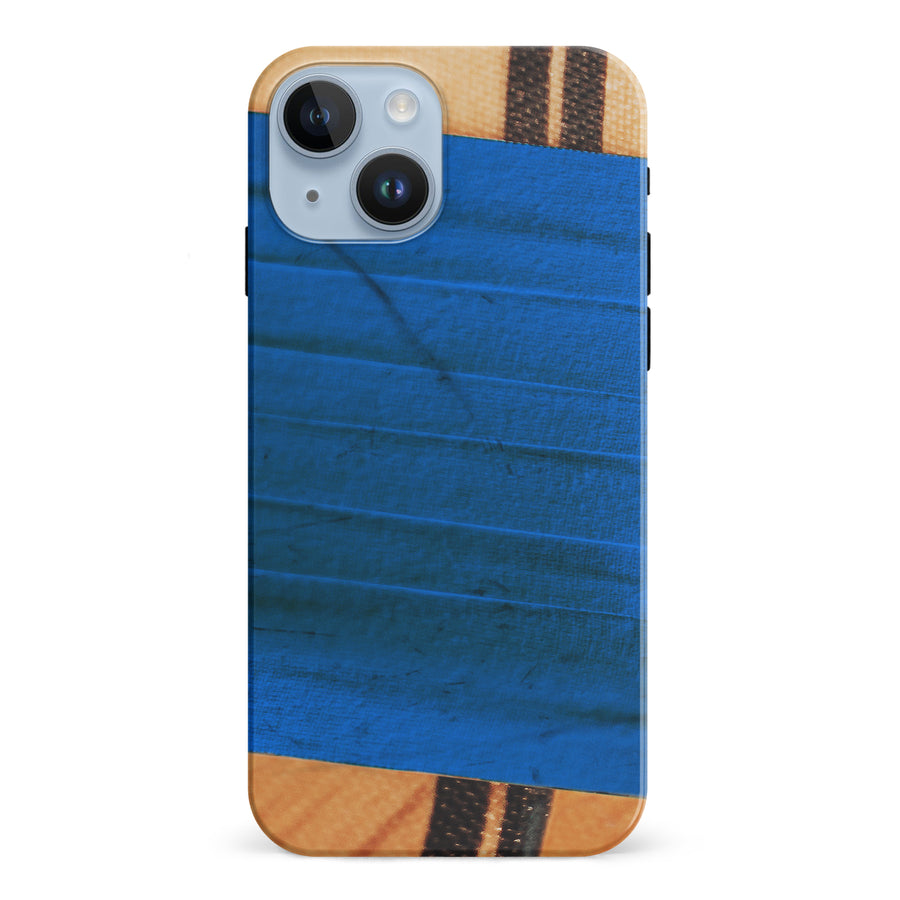 iPhone 15 Hockey Stick Phone Case - Blue