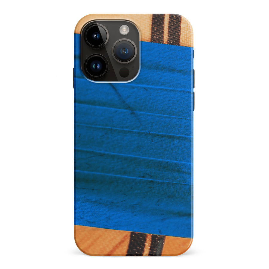 iPhone 15 Pro Max Hockey Stick Phone Case - Blue