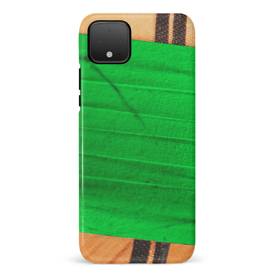 Google Pixel 4 Hockey Stick Phone Case - Green