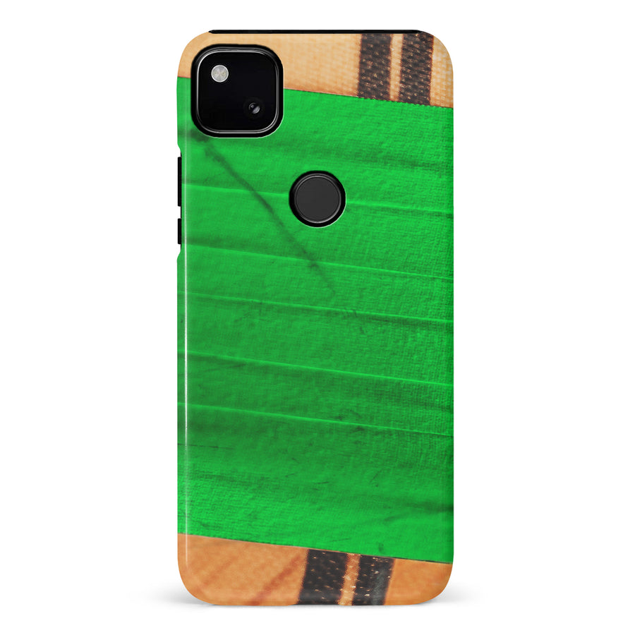 Google Pixel 4A Hockey Stick Phone Case - Green