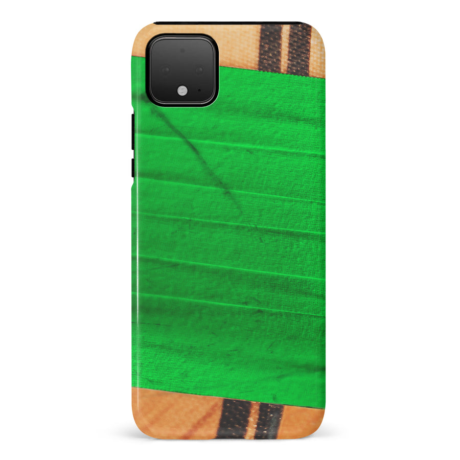 Google Pixel 4 XL Hockey Stick Phone Case - Green