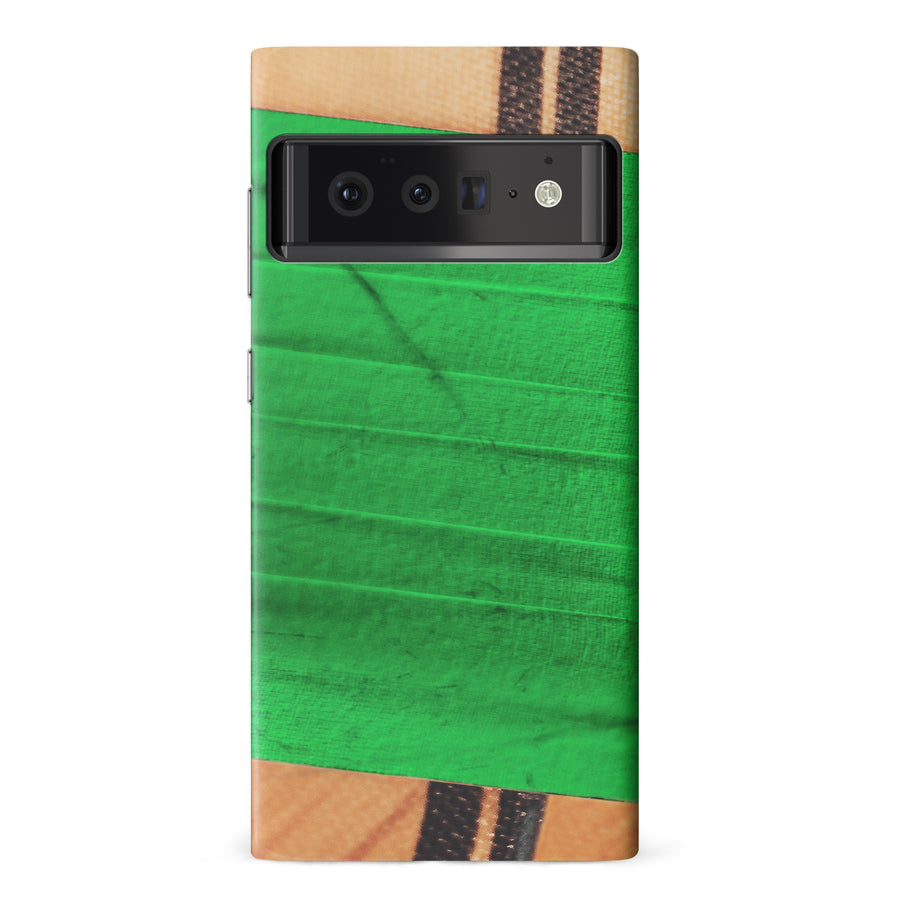 Google Pixel 6 Pro Hockey Stick Phone Case - Green