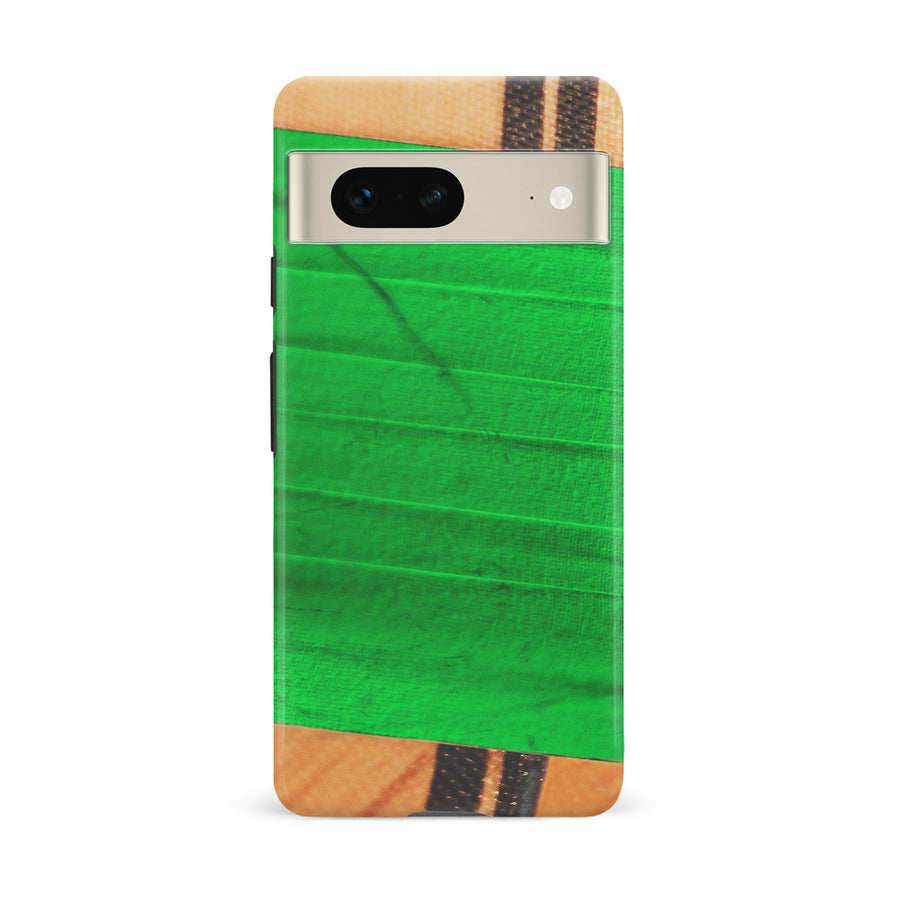 Google Pixel 7 Hockey Stick Phone Case - Green