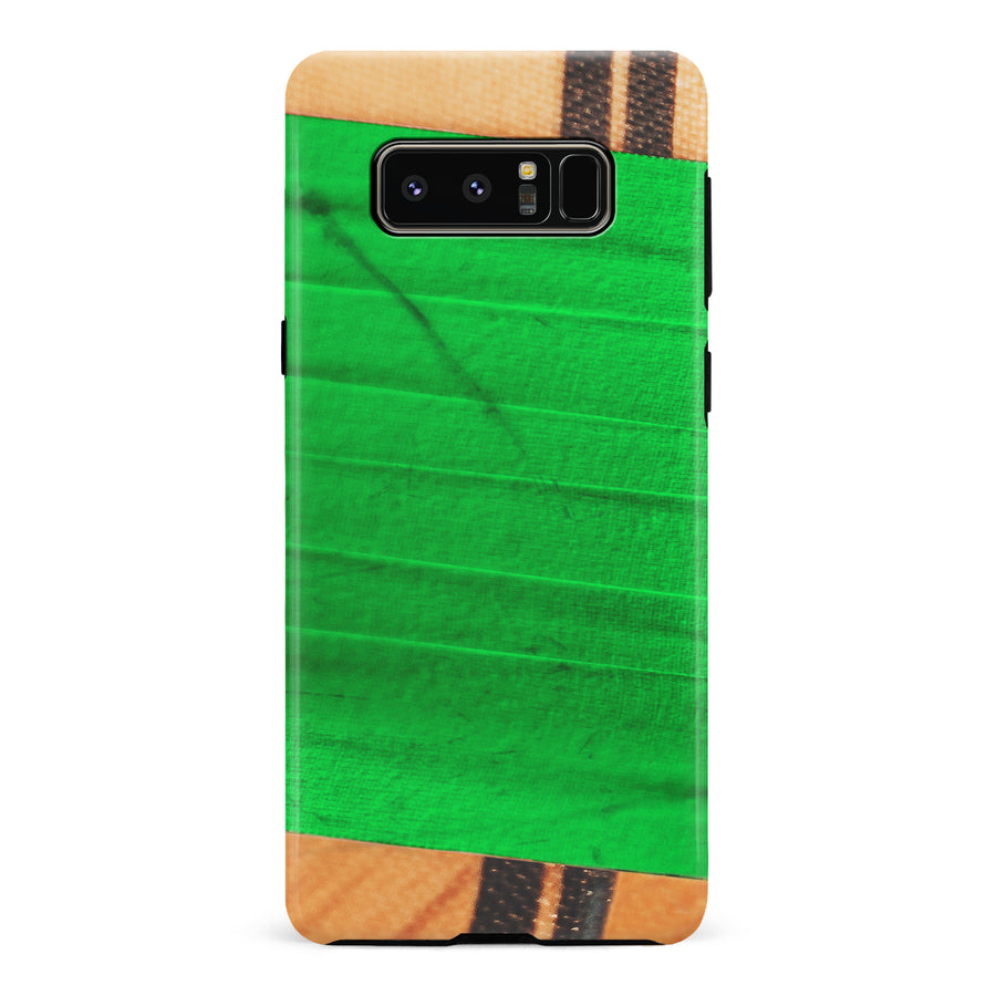Samsung Galaxy Note 8 Hockey Stick Phone Case - Green