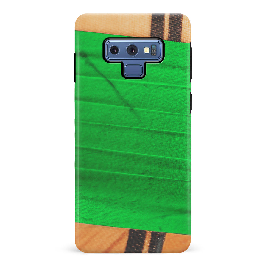 Samsung Galaxy Note 9 Hockey Stick Phone Case - Green