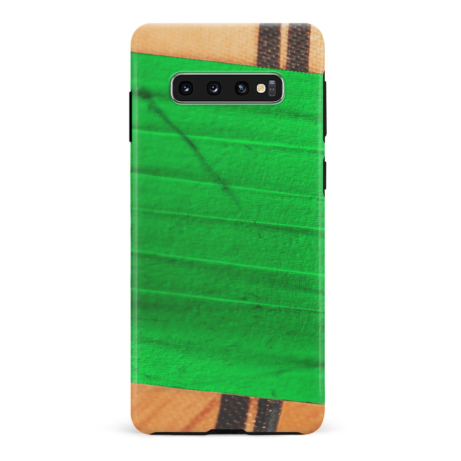 Samsung Galaxy S10 Hockey Stick Phone Case - Green