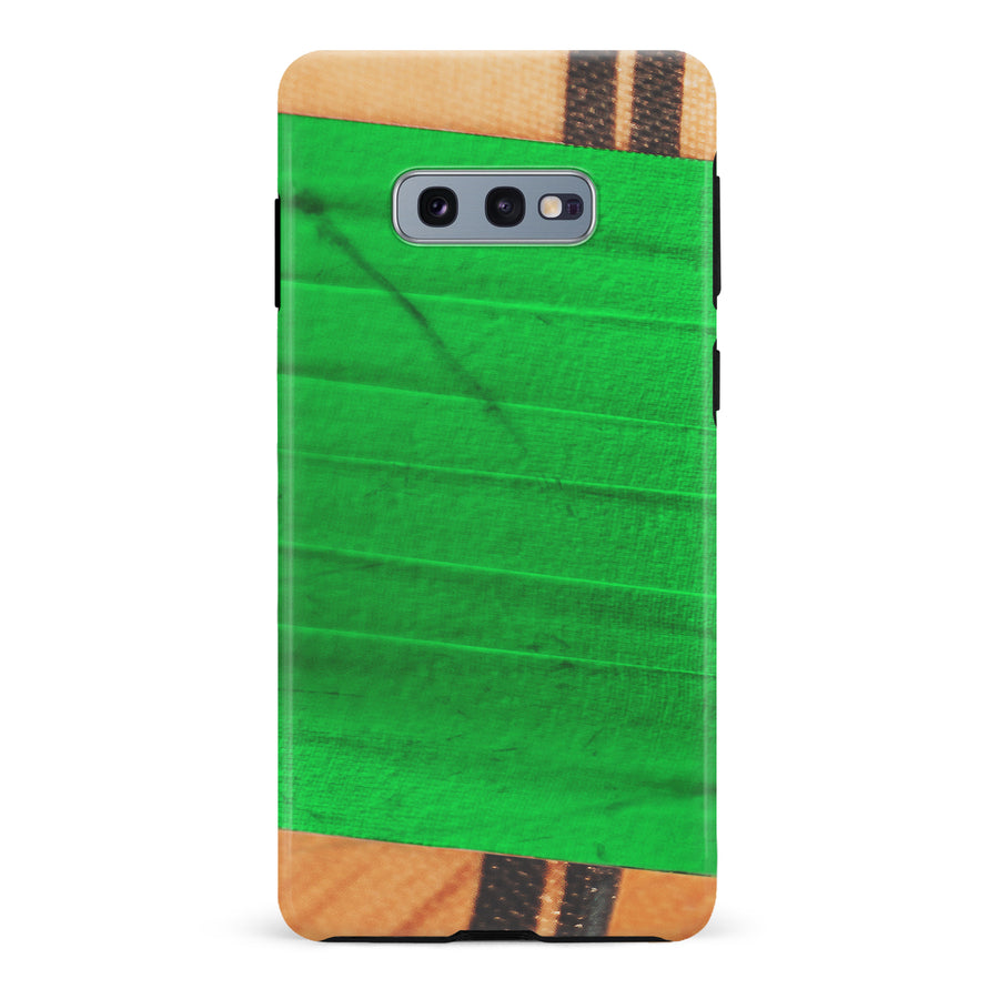 Samsung Galaxy S10e Hockey Stick Phone Case - Green