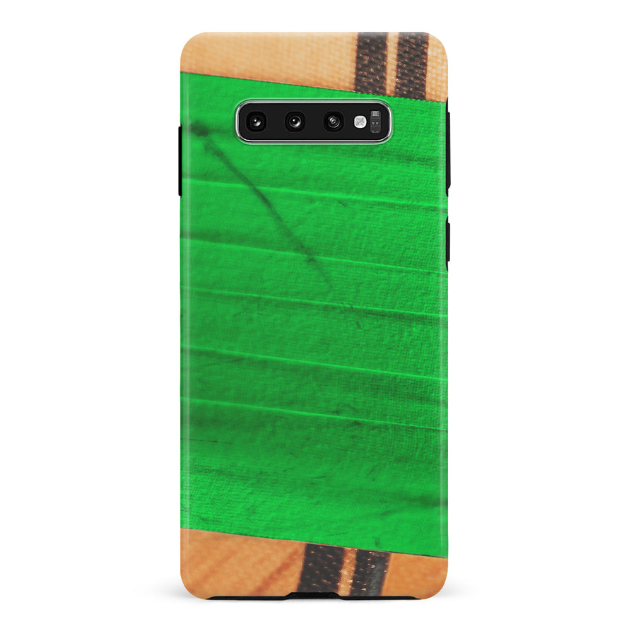 Samsung Galaxy S10 Plus Hockey Stick Phone Case - Green