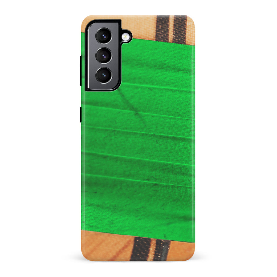 Samsung Galaxy S22 Hockey Stick Phone Case - Green