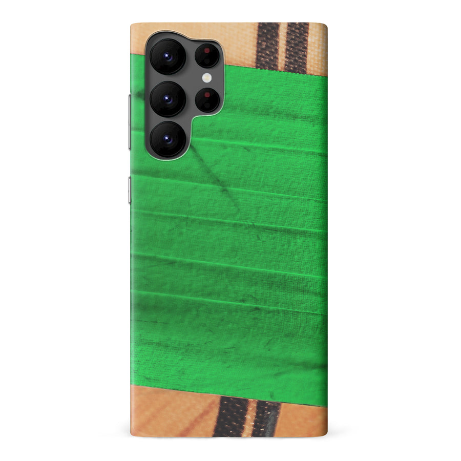 Samsung Galaxy S22 Ultra Hockey Stick Phone Case - Green