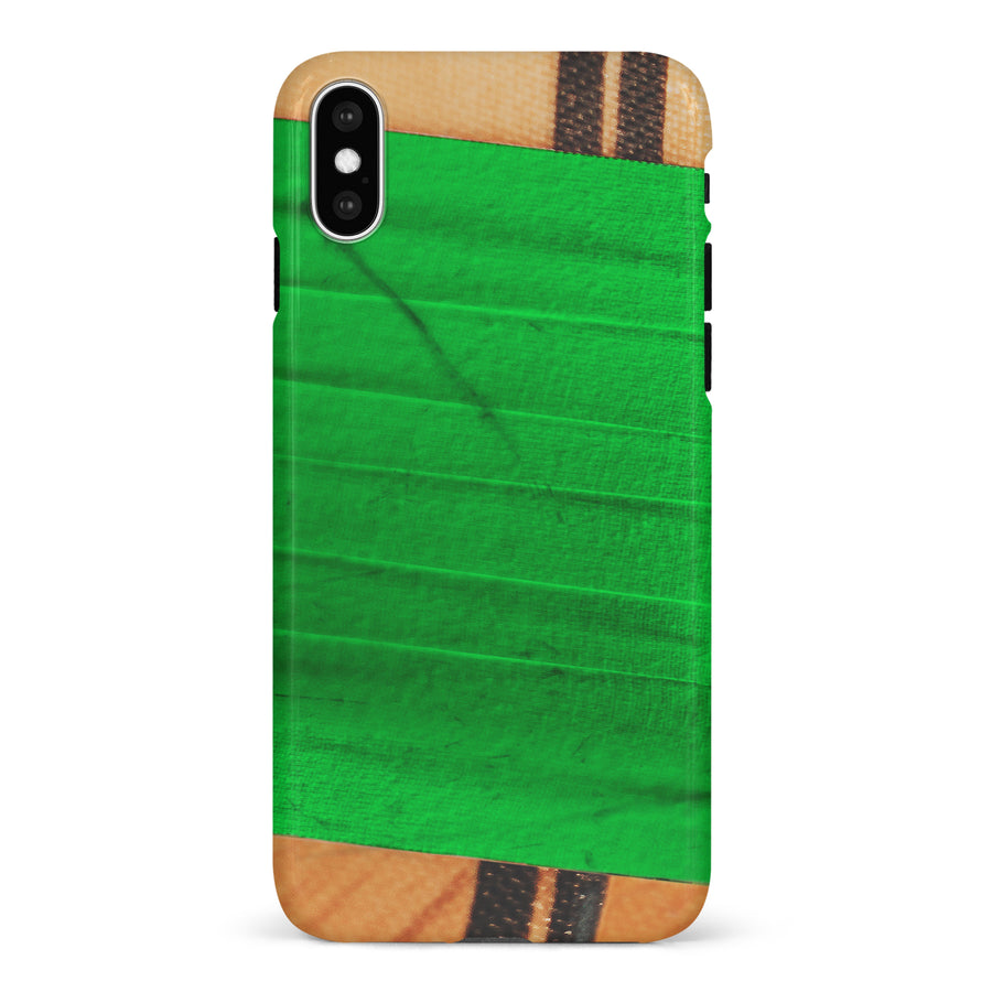 iPhone X/XS Hockey Stick Phone Case - Green
