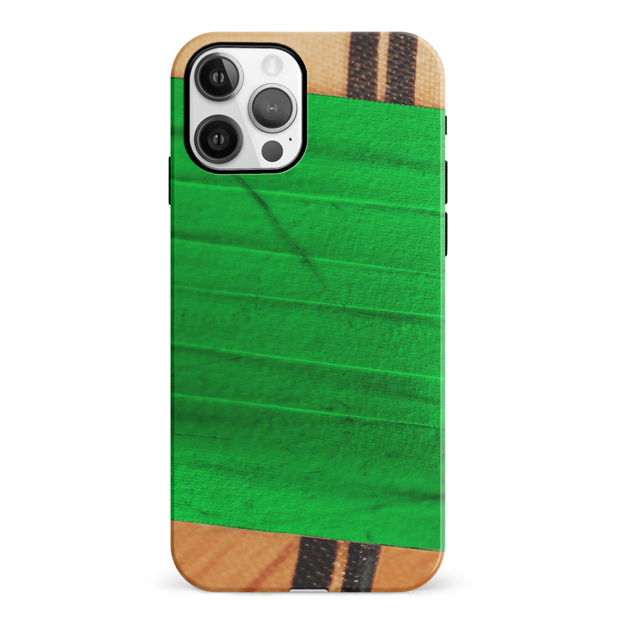 iPhone 12 Hockey Stick Phone Case - Green