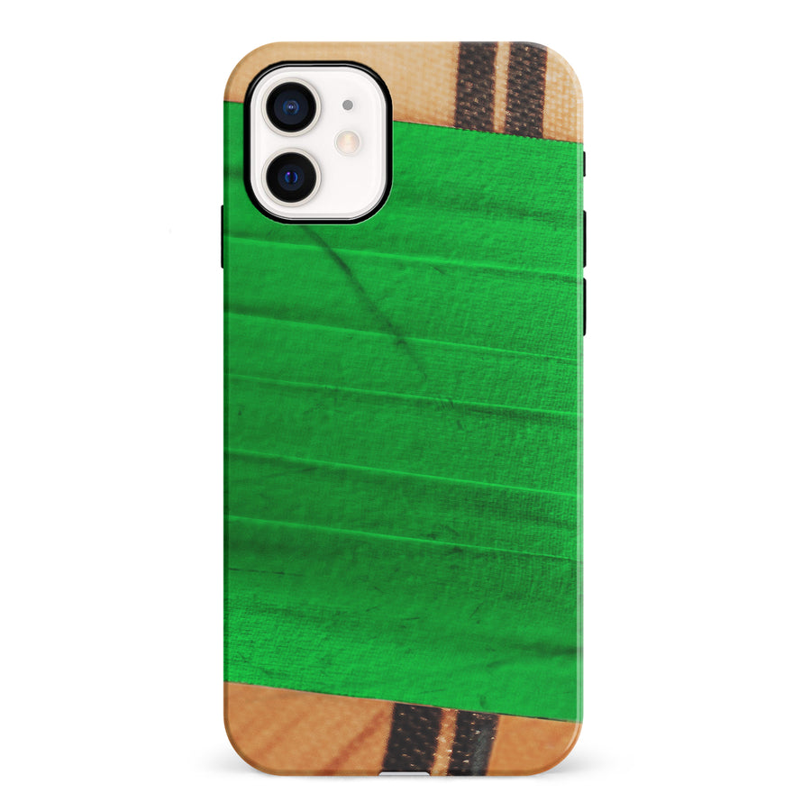 iPhone 12 Mini Hockey Stick Phone Case - Green