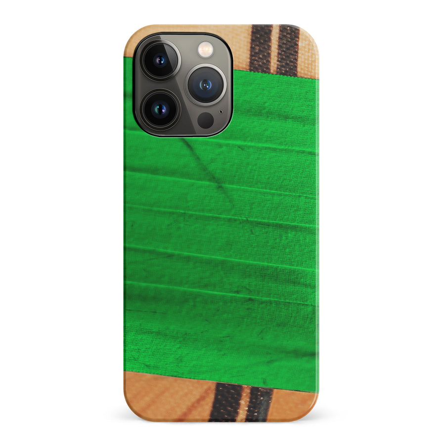 iPhone 14 Pro Hockey Stick Phone Case - Green