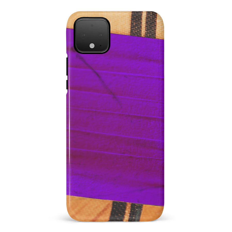 Google Pixel 4 Hockey Stick Phone Case - Purple