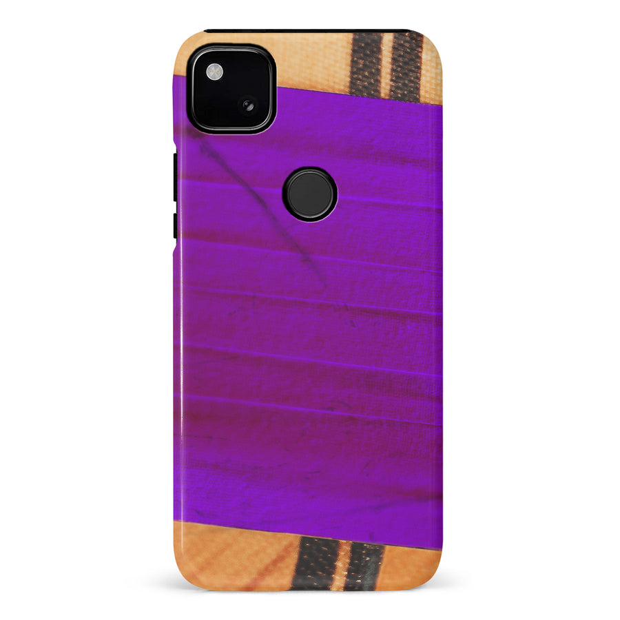 Google Pixel 4A Hockey Stick Phone Case - Purple