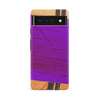 Google Pixel 6A Hockey Stick Phone Case - Purple