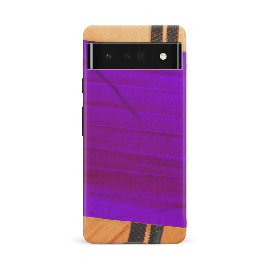 Google Pixel 6A Hockey Stick Phone Case - Purple