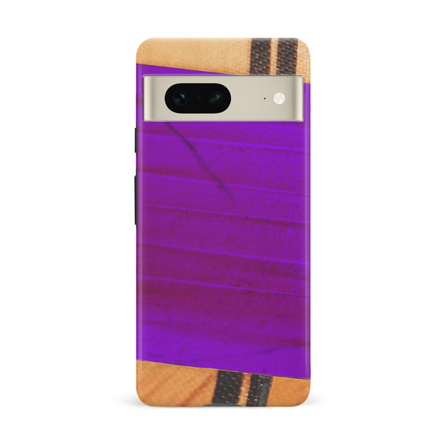 Google Pixel 7 Hockey Stick Phone Case - Purple