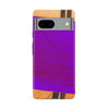 Google Pixel 8A Hockey Stick Phone Case - Purple