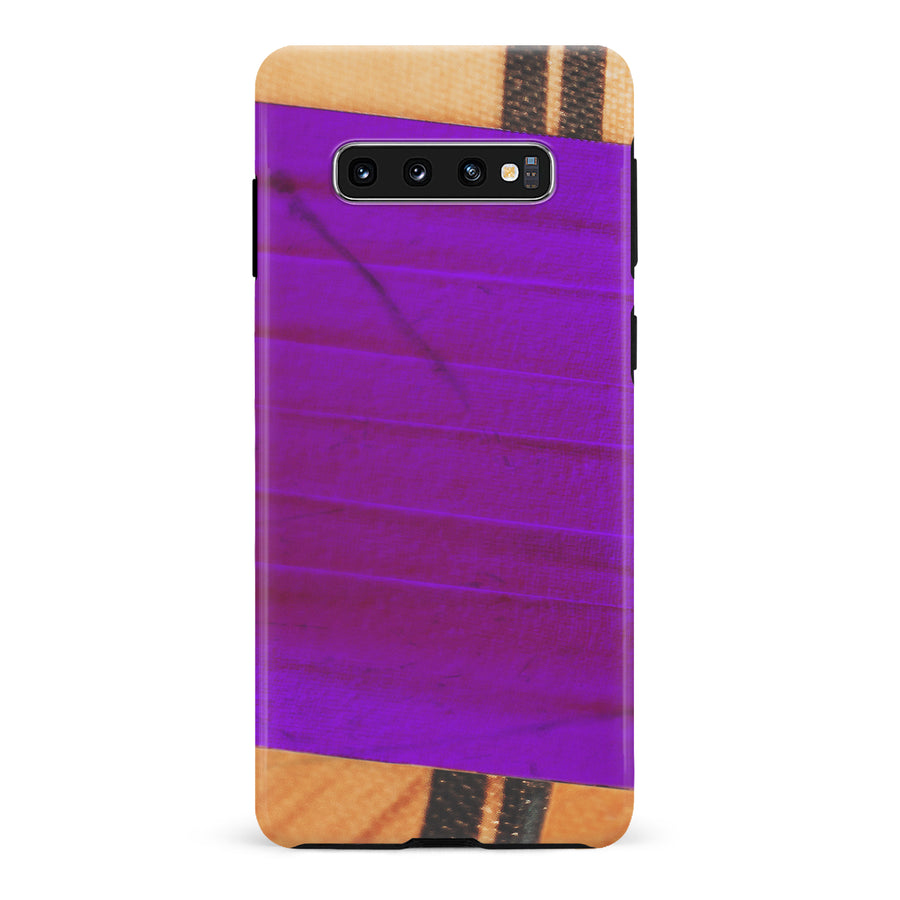 Samsung Galaxy S10 Hockey Stick Phone Case - Purple