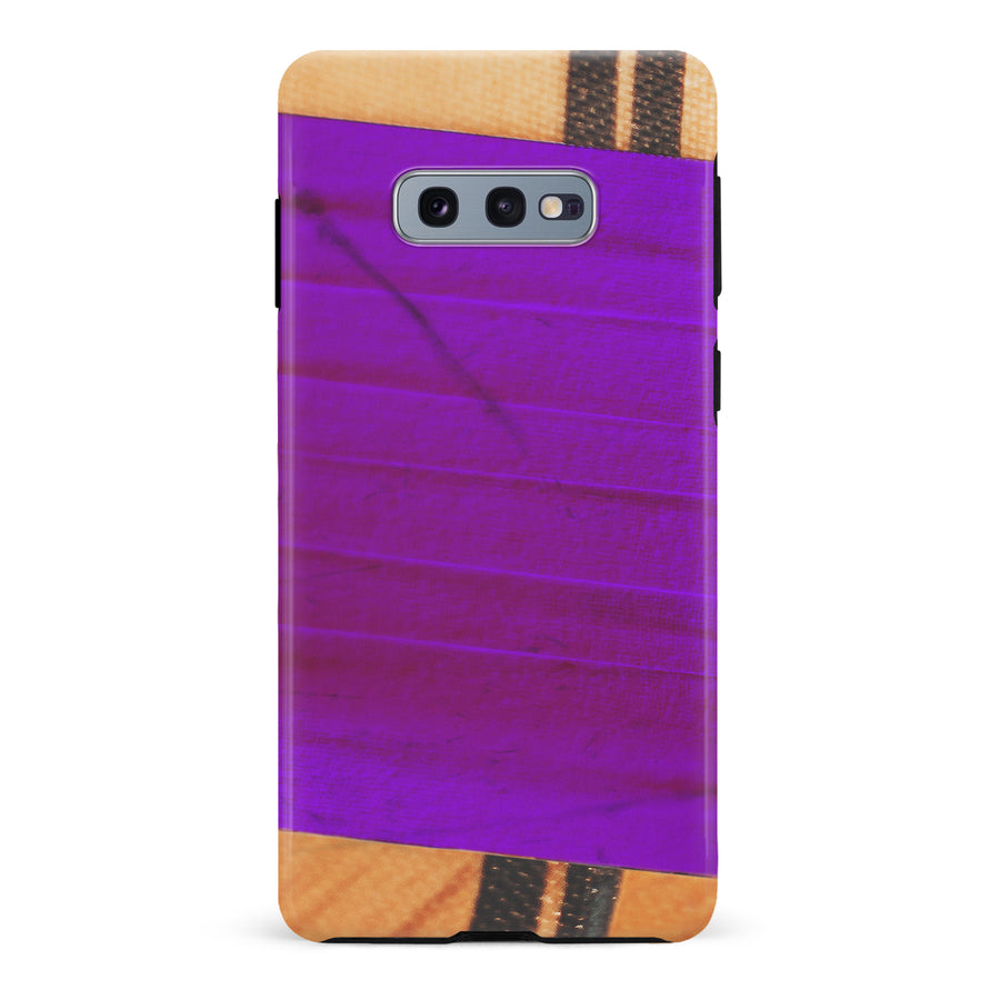 Samsung Galaxy S10e Hockey Stick Phone Case - Purple