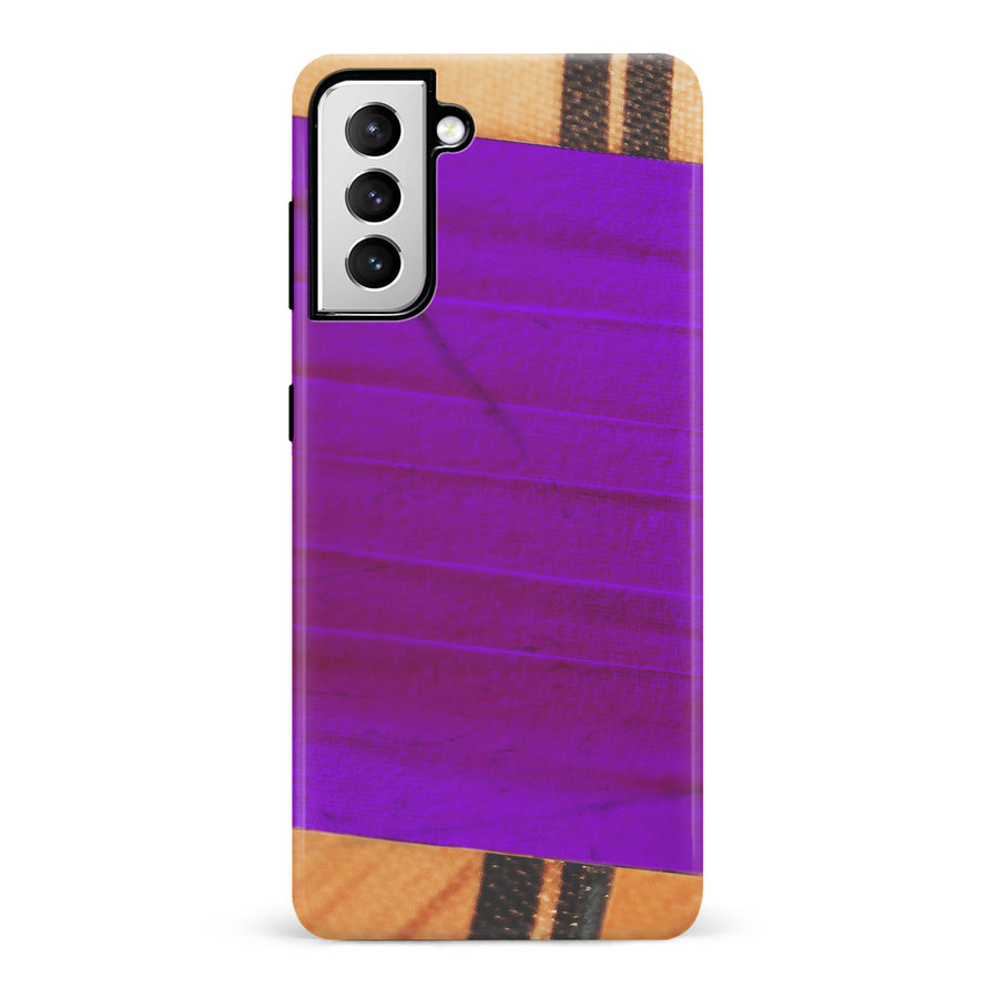 Samsung Galaxy S21 Hockey Stick Phone Case - Purple