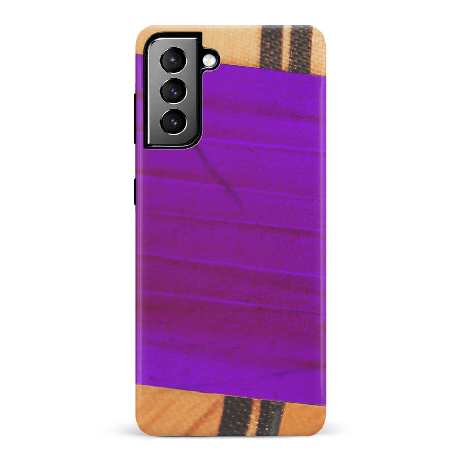 Samsung Galaxy S21 Plus Hockey Stick Phone Case - Purple