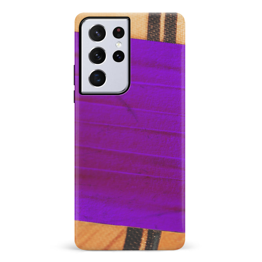 Samsung Galaxy S21 Ultra Hockey Stick Phone Case - Purple