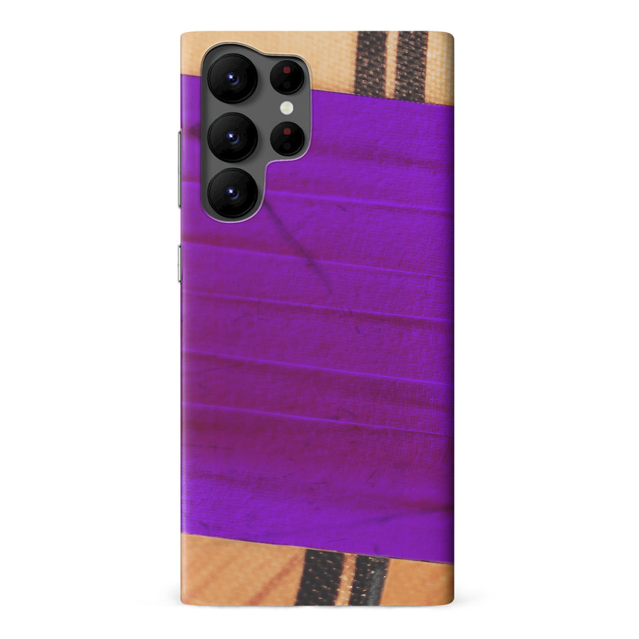 Samsung Galaxy S22 Ultra Hockey Stick Phone Case - Purple