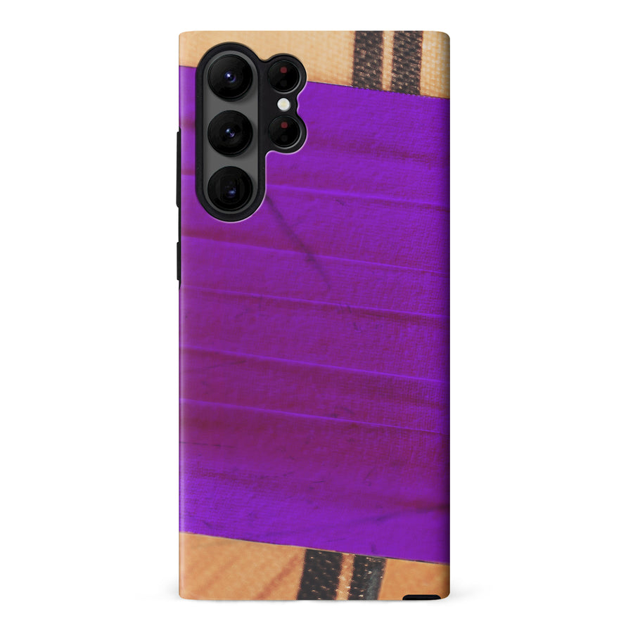 Samsung Galaxy S23 Ultra Hockey Stick Phone Case - Purple