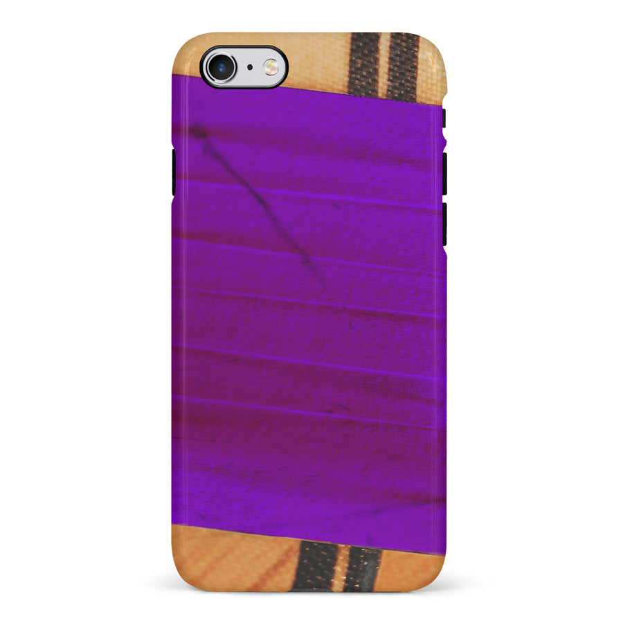 iPhone 6 Hockey Stick Phone Case - Purple