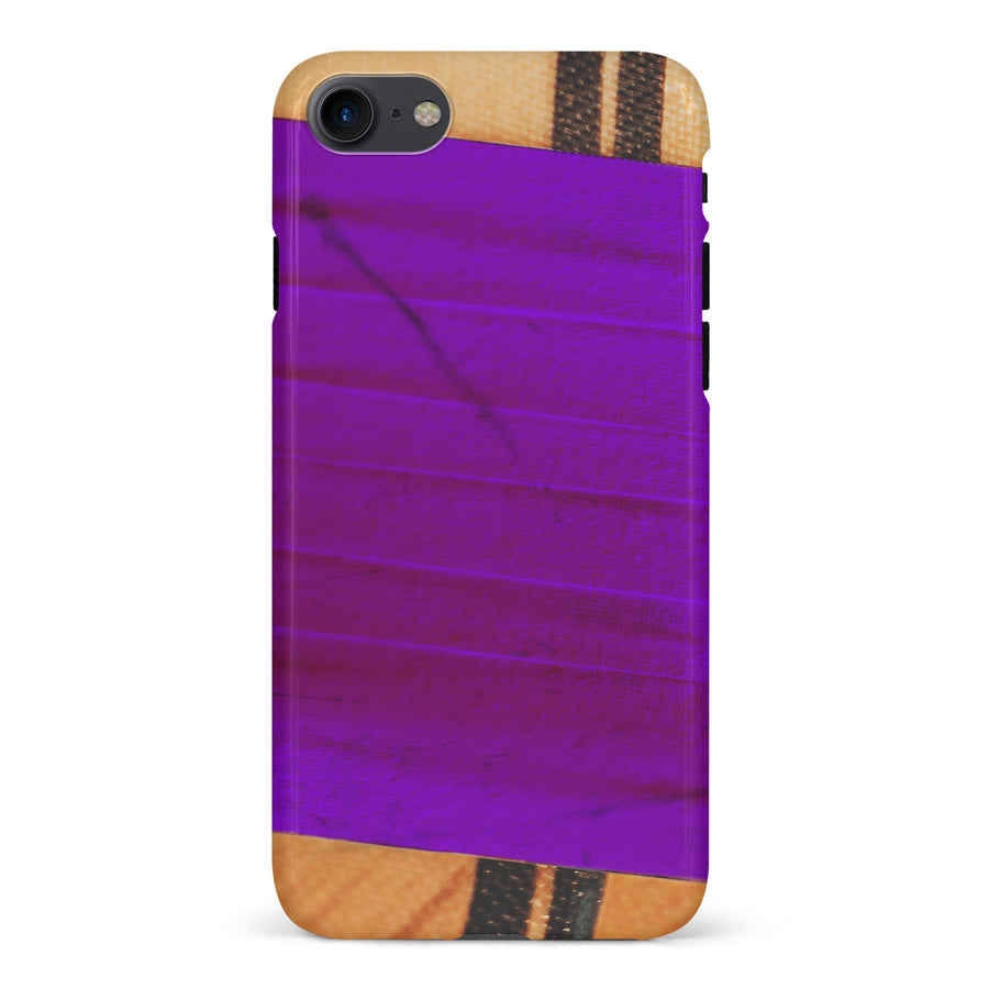 iPhone 7/8/SE Hockey Stick Phone Case - Purple