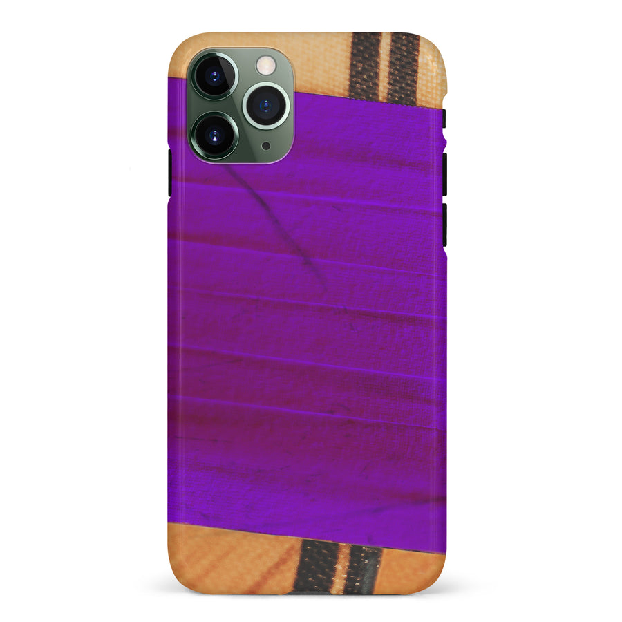 iPhone 11 Pro Hockey Stick Phone Case - Purple