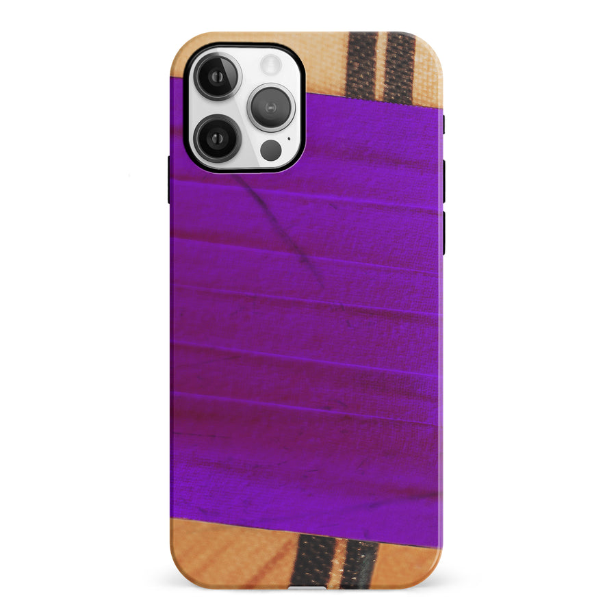 iPhone 12 Hockey Stick Phone Case - Purple