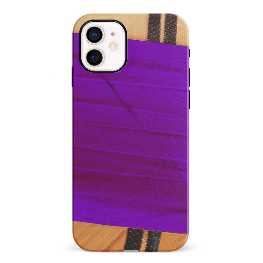 iPhone 12 Mini Hockey Stick Phone Case - Purple