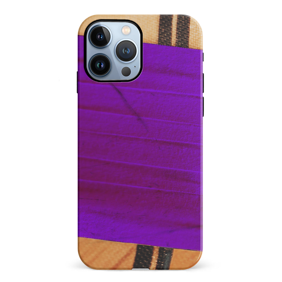 iPhone 12 Pro Hockey Stick Phone Case - Purple